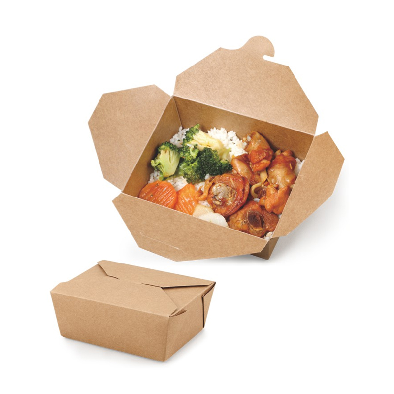 Natural Kraft Menu Box