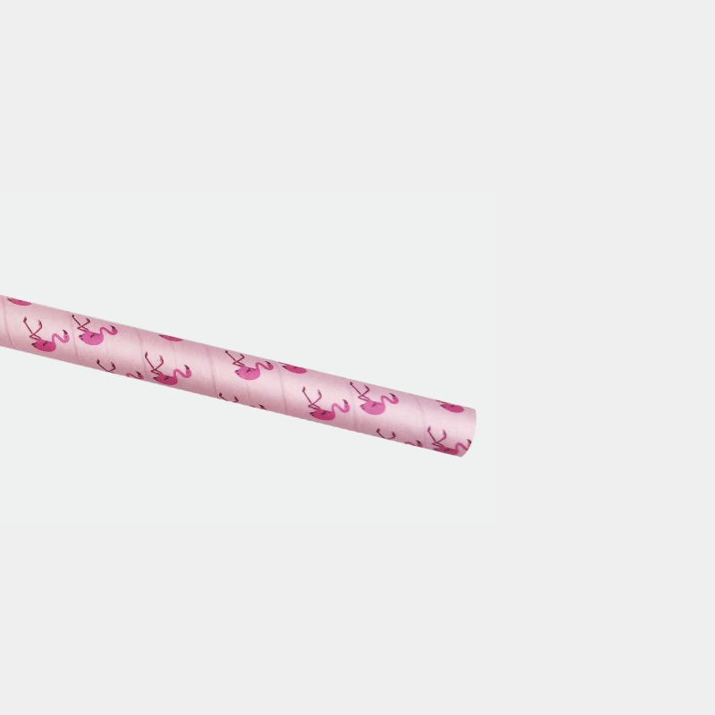 Flamingo Bird Paper Straw