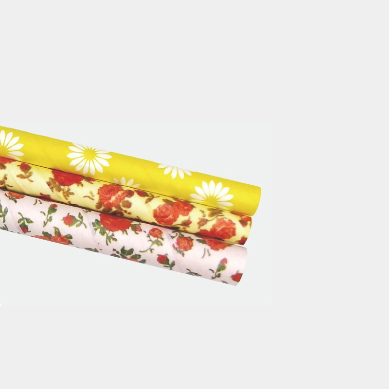 Floral Colors Paper Straw
